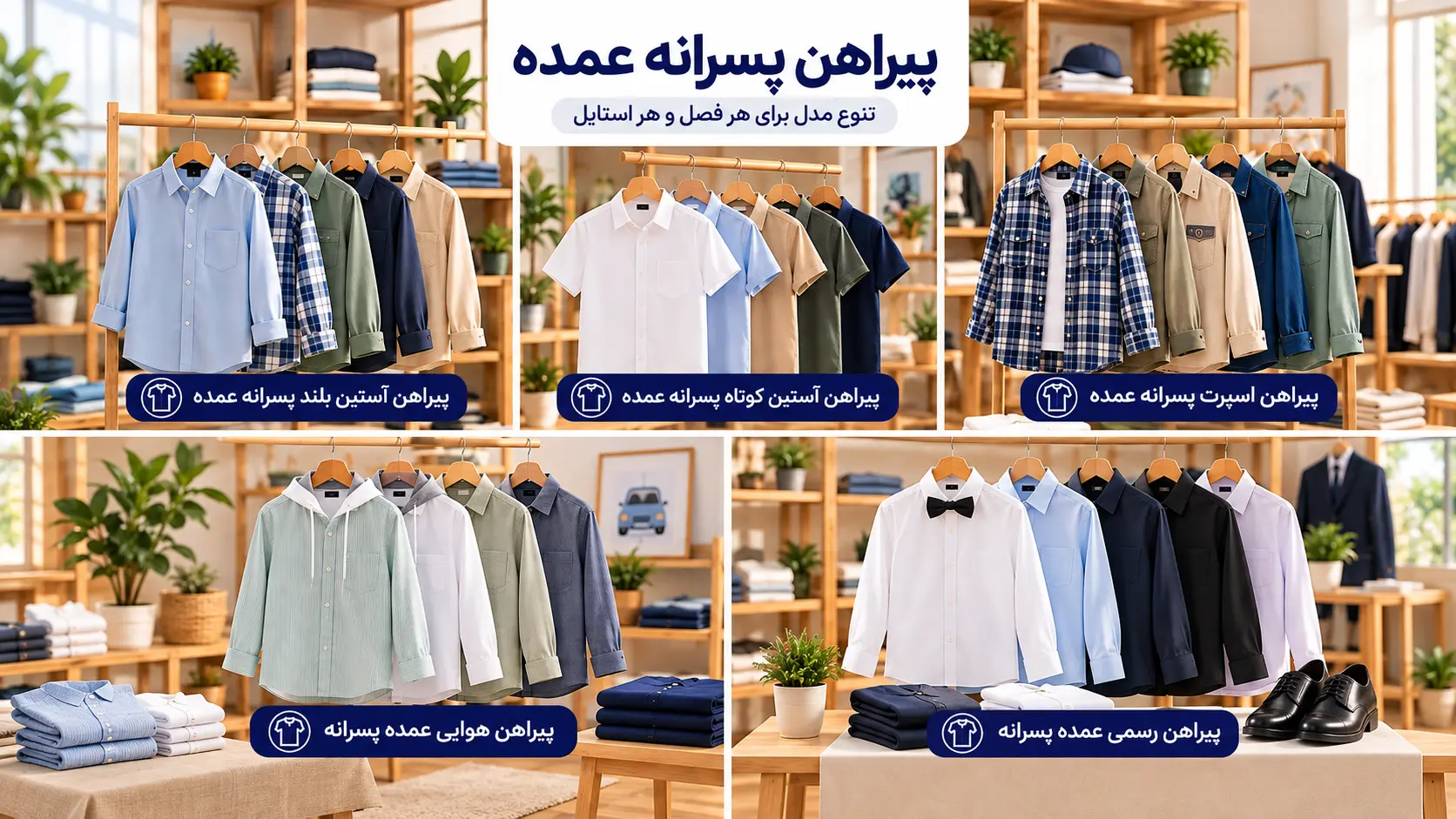 پیراهن پسرانه عمده - لینک ویترین